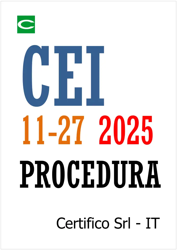 Lavori su impianti elettrici: Procedura organizzativa CEI 11-27 2025